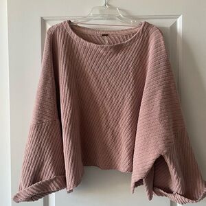 Free people cropped sweater